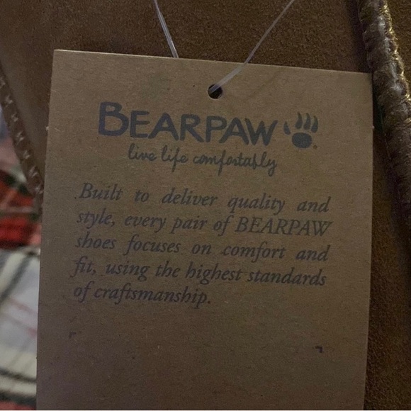 Bearpaw Adele Hickory Braided Brown Tan Suede Wool Lined Snow Winter Boots 6 NWT - Picture 10 of 17